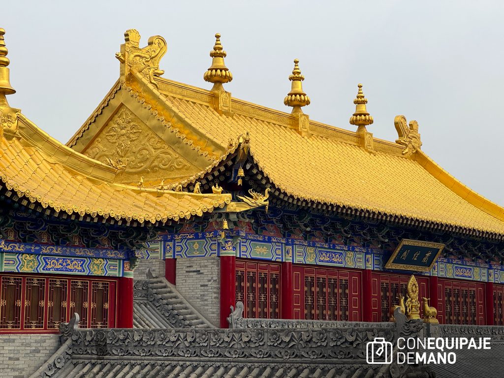 Detalle arquitectura templos de Xi'An