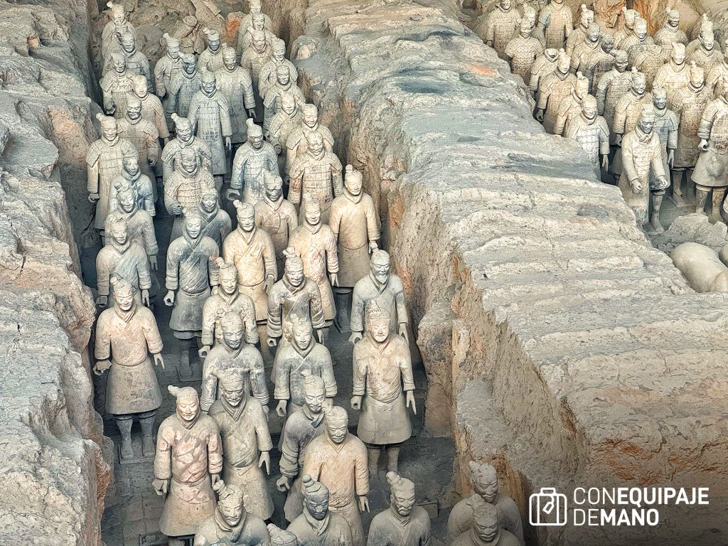 Guerreros de terracota, en Xian
